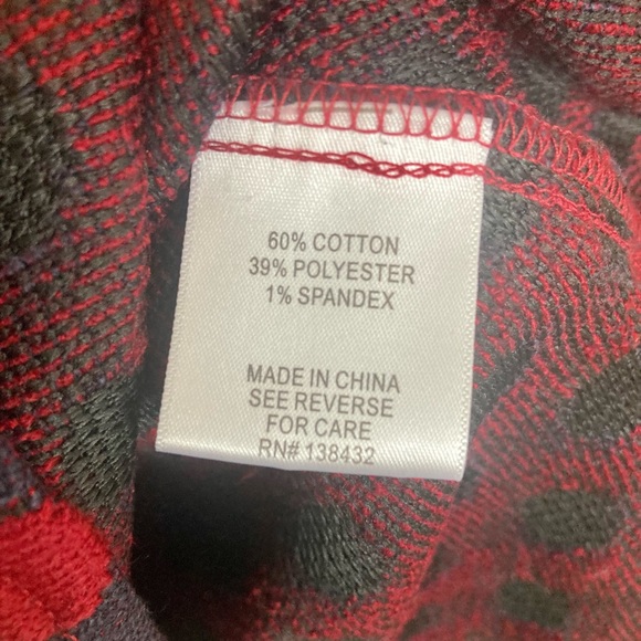 ModCloth A-Line polka dot sweater skirt in navy/red size M - Picture 5 of 5